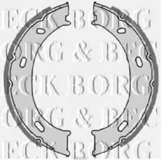 Комплект тормозных колодок BORG & BECK BBS6327