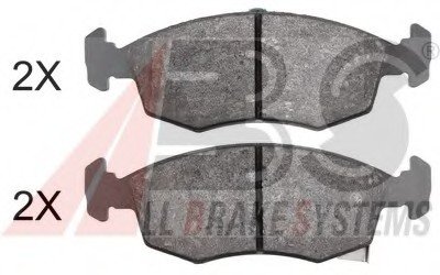 Комплект тормозных колодок, дисковый тормоз. A.B.S. 37917 (фото 1)