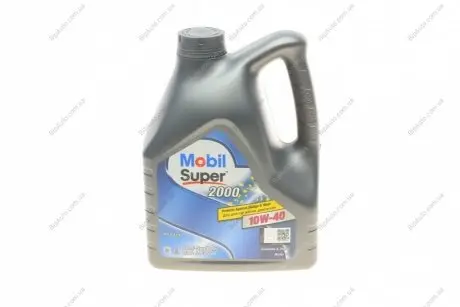 Олива моторна Super 2000 X1 10W-40, 4л. MOBIL 152568