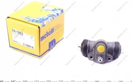 Циліндр гальмівний (задній) 04-1002 Metelli 041002