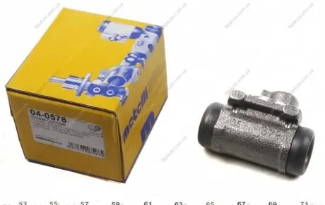 Циліндр гальмівний (задній) 04-0578 Metelli 040578