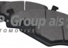 Комплект тормозных колодок, дисковый тормоз JPGROUP 1163600510