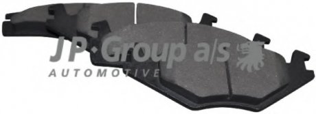 Комплект гальмівних колодок, дискове гальмо JP GROUP 1163600510 (фото 1)