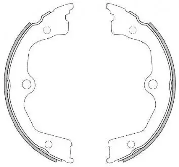 Фото 1 - колодки гальмівні барабанні REMSA 462600 Колодки гальмівні барабанні REMSA 462600 (фото 1)