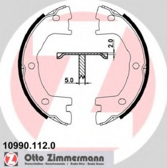 Тормозные колодки барабанные ZIMMERMANN 109901120