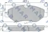 Колодки гальмівні дискові FO 929381 FOMAR FO929381 (фото 1)