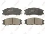 Комплект тормозных колодок, дисковый тормоз ABE C10512ABE