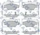 Колодки тормозные дисковые FO 668181 FOMAR FO668181 (фото 1)