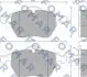 Колодки гальмівні дискові FOMAR FO 625181 FO625181