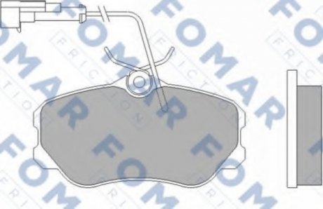 Колодки гальмівні дискові FO 455881 FOMAR FO455881 (фото 1)