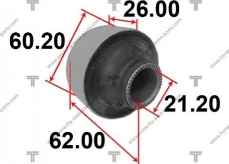 Сайлентблок важеля TENACITY AAMTO1086 (фото 1)