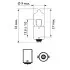 Автолампа Vision H10W BA9s 10 W прозрачная PHILIPS 12024CP (фото 2)