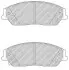 Комплект тормозных колодок, дисковый тормоз FERODO FDB4443 (фото 1)