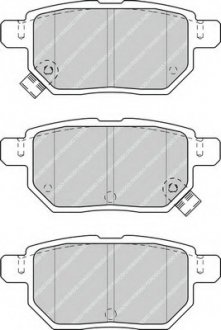 Комплект тормозных колодок, дисковый тормоз FERODO FDB4335 (фото 1)