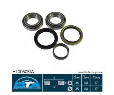 Комплект подшипника ступицы колеса BTA H10050BTA (фото 1)
