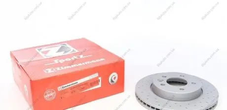 Гальмівний диск ZIMMERMANN 600324652