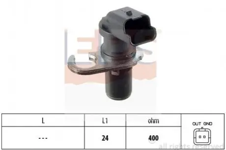 Датчик положения коленвала PSA 2.0Hdi/2.2JTD 10.99- EPS 1953260