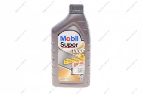 Масло моторне Super 3000 X1 5W-40 (1 л) MOBIL 152567