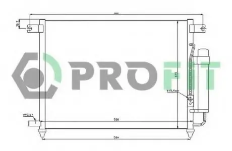 Конденсатор, кондиционер PROFIT PR1703C1