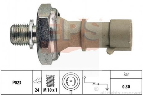 Датчик тиску масла Opel Astra H 1.6 04- EPS 1.800.162 (фото 1)