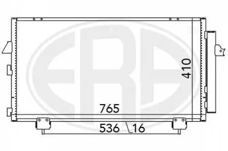 Радіатор ERA 667036