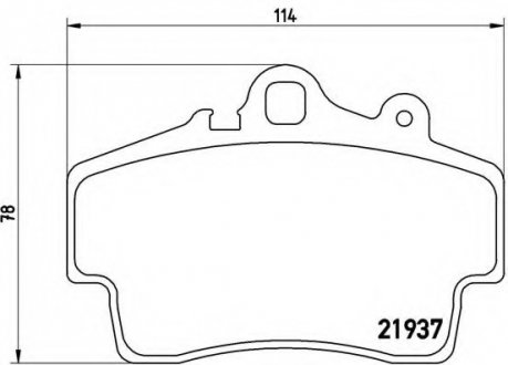 Гальмівні колодки дискові P65 007 BREMBO P65007