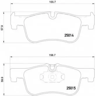 Гальмівні колодки дискові P06 078 BREMBO P06078