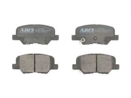 Комплект тормозных колодок, дисковый тормоз ABE C23019ABE (фото 1)