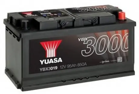 Стартерная аккумуляторная батарея YUASA YBX3019