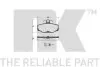 Комплект тормозных колодок, дисковый тормоз NK 222517