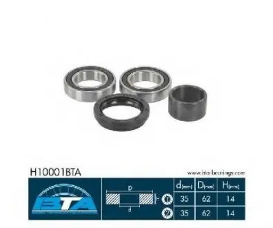 Комплект подшипника ступицы колеса BTA H10001BTA