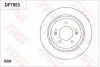 Диск гальмівний (1 шт.).) HYUNDAI/KIA Grandeur/Optima/Soul "R D=284mm "11>> DF7953