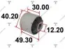 Сайлентблок рычага mazda 3 13-16 AAMMA1070 TENACITY