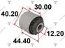 Сайлентблок рычага mazda 3 13-16 AAMMA1071 TENACITY