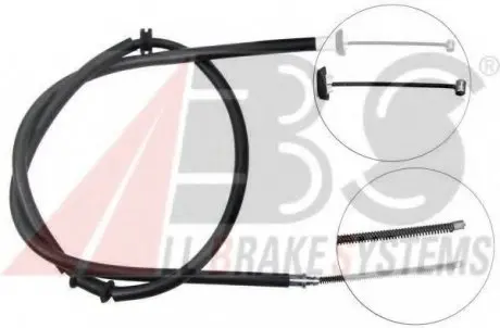Трос, стоянкова гальмівна система ABS A.B.S. K16838