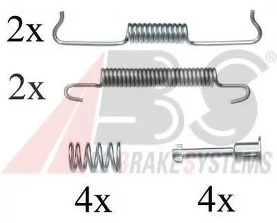 Ремкомплект гальмівних колодок ABS A.B.S. 0841Q