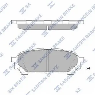 Кт. Гальмівні колодки дискові SANGSIN Hi-Q (SANGSIN) SP1532