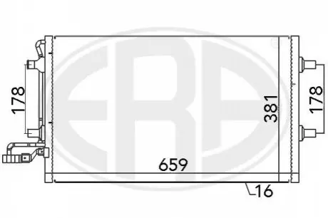 Радиатор кондиционера 31292022 Volvo ERA 667027