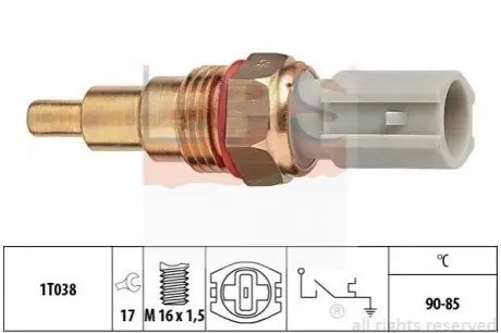 Датчик вентилятора Mazda 323 1.6i 90- EPS 1850205