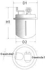 Топливный фильтр L232/606 CHAMPION L232606 (фото 1)