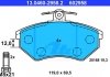 Комплект тормозных колодок, дисковый тормоз ATE 13046029582 (фото 1)