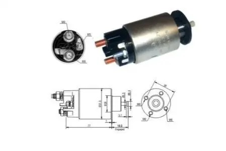 Втягивающее реле стартера ZM ZM3993