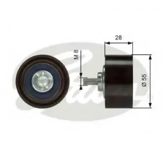 Натяжной ролик BMW 2.0d-3.0d Gates T36373