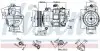 Компрессор кондиционера AUDI; SEAT;VW; SKODA (старый номер 89211) NISSENS 890633 (фото 7)