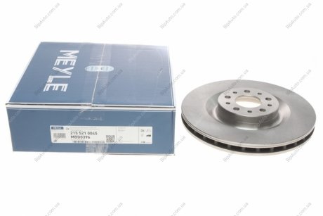 Тормозной диск вентилируемый передний Fia Doblo 263, Opel Combo D 215 521 0045 MEYLE 2155210045 (фото 1)