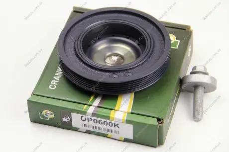 Комплект ремінних шківів, колінчастий вал. BGA DP0600K