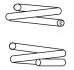 Пружины перед. DB E-class W211 02- 14319584