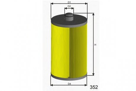 Паливний фільтр MISFAT F126 (фото 1)