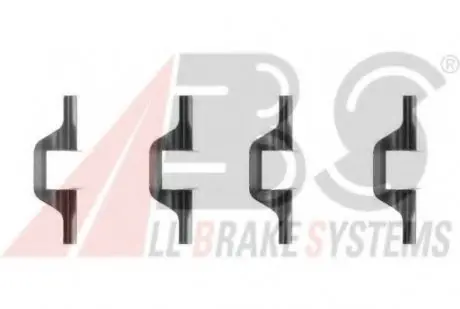 Ремкомплект гальмівних колодок ABS A.B.S. 1263Q