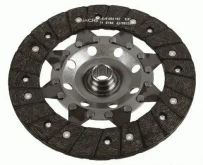 Диск сцепления VAG A2/A3/TT/Cordoba/Ibiza/Octavia/Bora/Golf/NewBeetle/Polo "1,4-1,9TDi "96-10 SACHS 1864002835